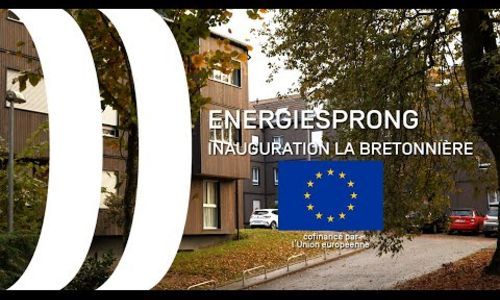 EnergieSprong – Inauguration La Bretonnière